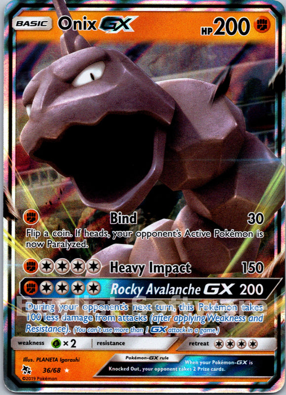 Onix GX [36/68] [Hidden Fates] Holofoil