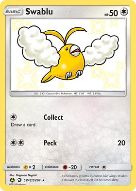 Swablu [SV42/SV94] [Hidden Fates: Shiny Vault] Holofoil