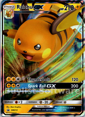 Raichu GX [SM213] [Sun & Moon Promos] Holofoil