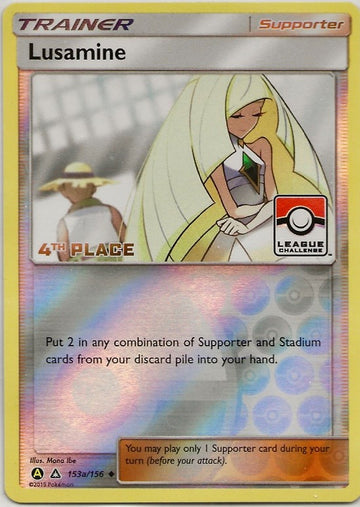 Lusamine (League Challenge) [4th Place] [153a/156] [League & Championship Cards] Reverse Holofoil