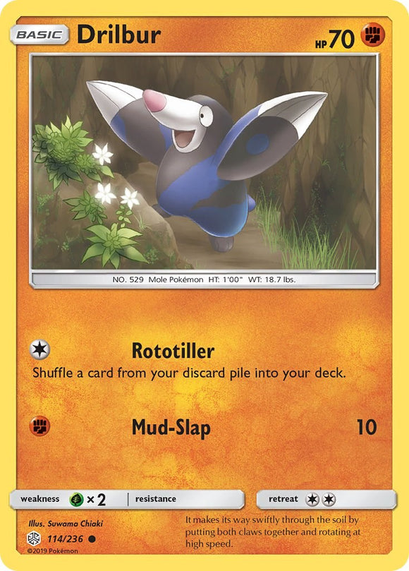 Drilbur [114/236] [Cosmic Eclipse] Reverse Holofoil