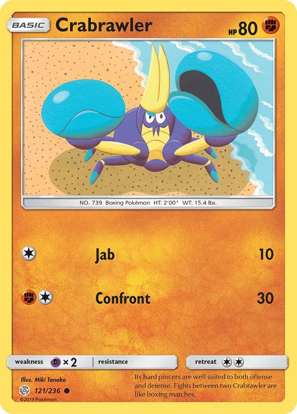 Crabrawler [121/236] [Cosmic Eclipse] Reverse Holofoil