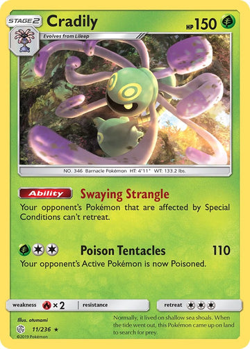Cradily [11/236] [Cosmic Eclipse] Reverse Holofoil