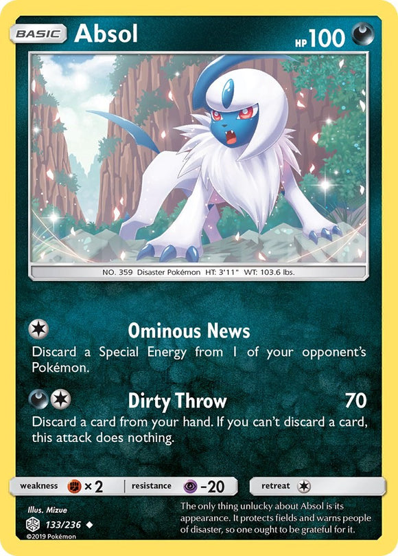 Absol [133/236] [Cosmic Eclipse] Reverse Holofoil