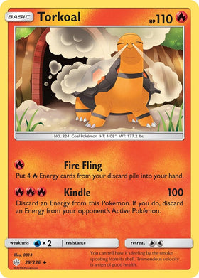 Torkoal [29/236] [Cosmic Eclipse] Reverse Holofoil