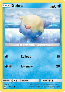 Spheal [49/236] [Cosmic Eclipse] Reverse Holofoil