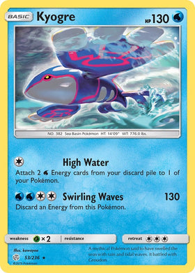 Kyogre [53/236] [Cosmic Eclipse]