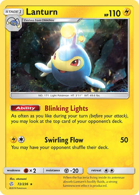 Lanturn [72/236] [Cosmic Eclipse] Reverse Holofoil