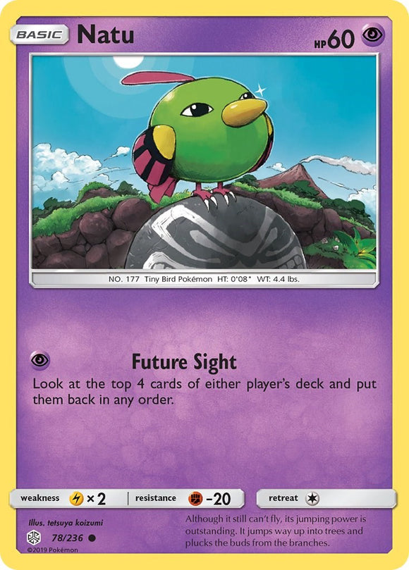 Natu [78/236] [Cosmic Eclipse] Reverse Holofoil
