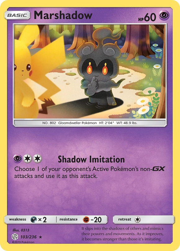 Marshadow [103/236] [Cosmic Eclipse] Reverse Holofoil