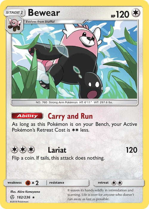 Bewear [182/236] [Cosmic Eclipse] Reverse Holofoil