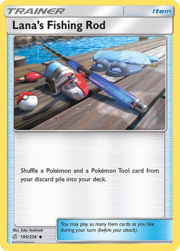 Lana's Fishing Rod [195/236] [Cosmic Eclipse] Reverse Holofoil