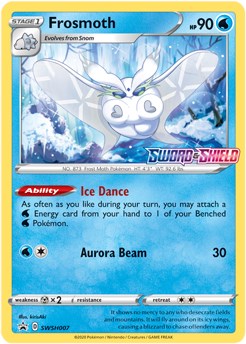 Frosmoth (Sword & Shield Promo Cards Stamped) [SWSH007] [Sword & Shield Promo Cards] Holofoil