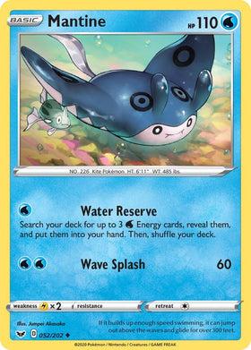 Mantine [052/202] [Sword & Shield Base Set]