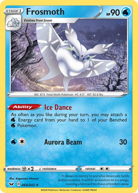 Frosmoth [064/202] [Sword & Shield Base Set] Reverse Holofoil
