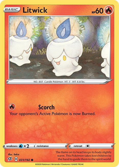 Litwick [031/192] [Rebel Clash] Reverse Holofoil