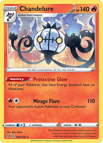 Chandelure [033/192] [Rebel Clash] Holofoil