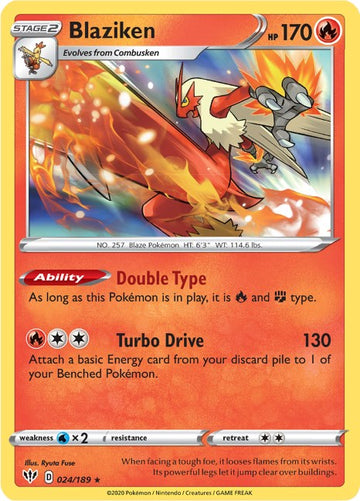 Blaziken [024/189] [Darkness Ablaze] Holofoil
