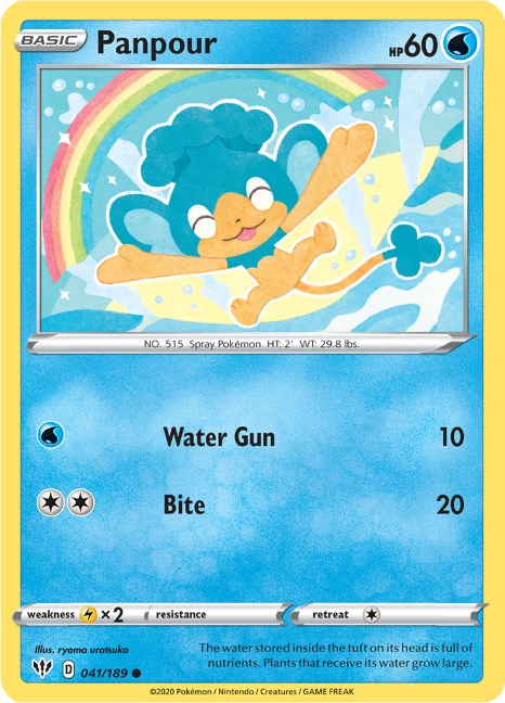 Panpour [041/189] [Darkness Ablaze] Reverse Holofoil