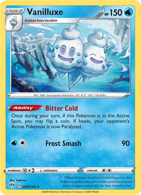 Vanilluxe [047/189] [Darkness Ablaze]