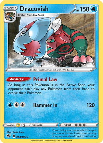 Dracovish [053/189] [Darkness Ablaze] Holofoil