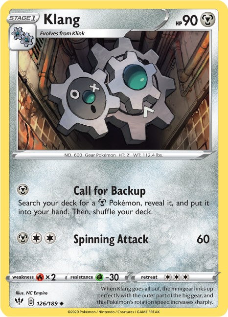Klang [126/189] [Darkness Ablaze] Reverse Holofoil