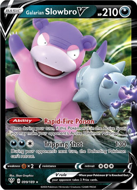 Galarian Slowbro V [099/189] [Darkness Ablaze] Holofoil
