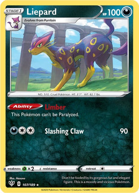 Liepard [107/189] [Darkness Ablaze]