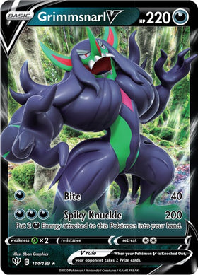 Grimmsnarl V [114/189] [Darkness Ablaze] Holofoil