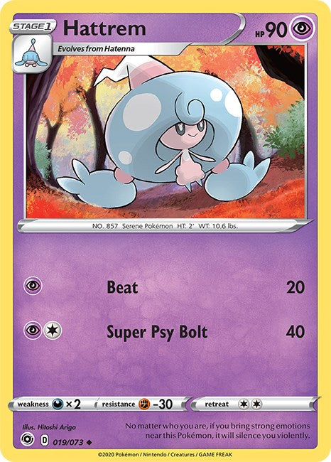 Hattrem [19/73] [Champion's Path] Reverse Holofoil