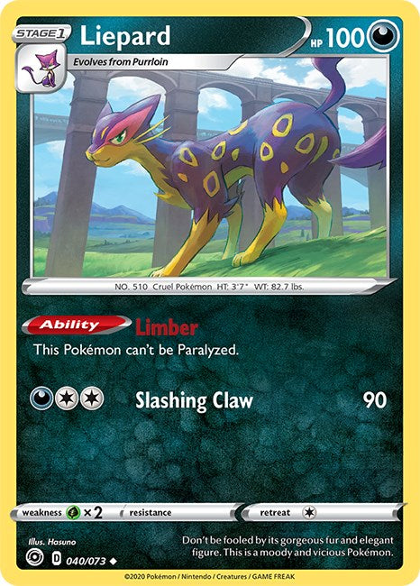 Liepard [40/73] [Champion's Path] Reverse Holofoil