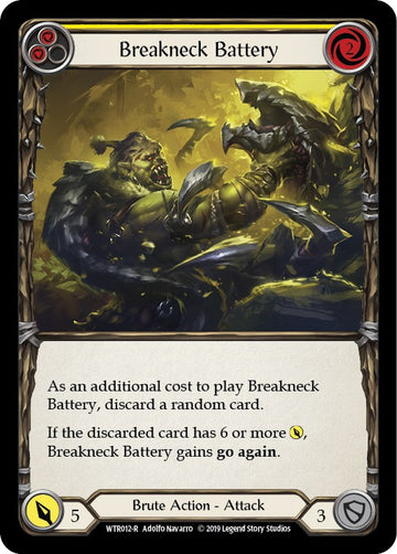 Breakneck Battery (Yellow) [WTR012] [Welcome to Rathe] Unlimited Edition Rainbow Foil
