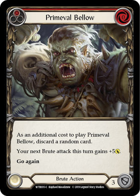 Primeval Bellow (Red) [WTR035] [Welcome to Rathe] Unlimited Edition Rainbow Foil