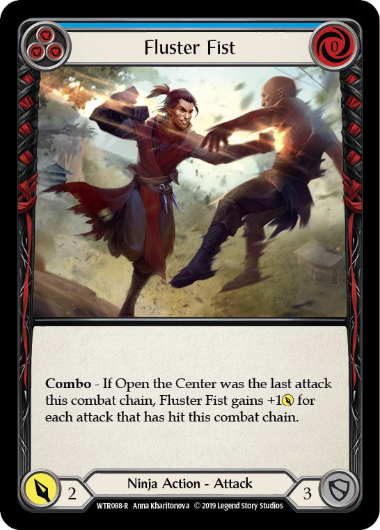 Fluster Fist (Blue) [WTR088] [Welcome to Rathe] Unlimited Edition Rainbow Foil
