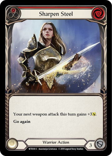 Sharpen Steel (Red) [WTR141] [Welcome to Rathe] Unlimited Edition Rainbow Foil