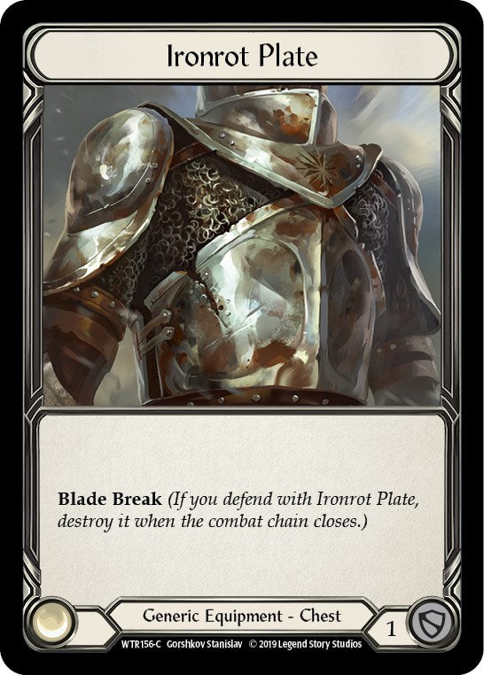 Ironrot Plate [WTR156] [Welcome to Rathe] 1st Edition Normal