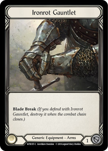 Ironrot Gauntlet [WTR157] [Welcome to Rathe] Unlimited Edition Rainbow Foil