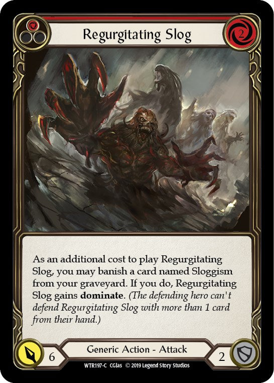 Regurgitating Slog (Red) [WTR197] [Welcome to Rathe] 1st Edition Normal