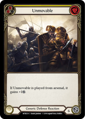Unmovable (Yellow) [WTR213] [Welcome to Rathe] Unlimited Edition Rainbow Foil
