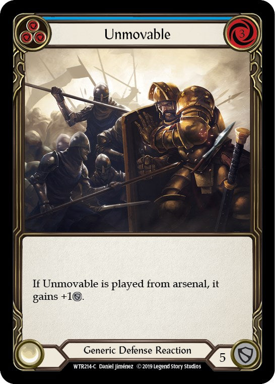 Unmovable (Blue) [WTR214] [Welcome to Rathe] Unlimited Edition Normal