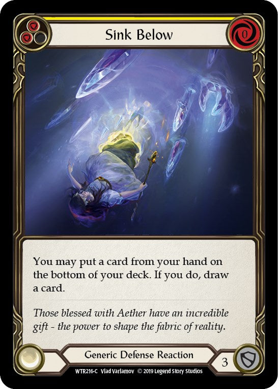 Sink Below (Yellow) [WTR216] [Welcome to Rathe] Unlimited Edition Rainbow Foil