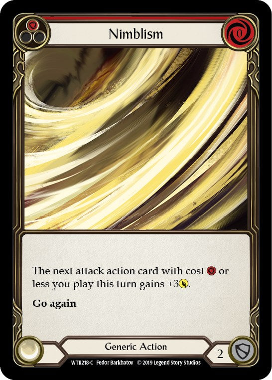 Nimblism (Red) [WTR218] [Welcome to Rathe] Unlimited Edition Rainbow Foil