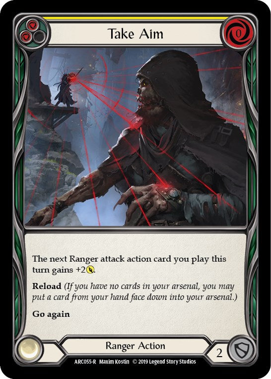 Take Aim (Yellow) [ARC055] [Arcane Rising] 1st Edition Normal