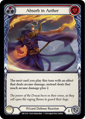 Absorb in Aether (Red) [ARC123] [Arcane Rising] 1st Edition Normal