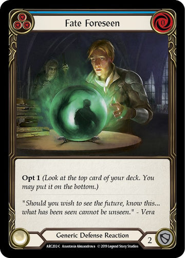 Fate Foreseen (Blue) [ARC202] [Arcane Rising] 1st Edition Normal