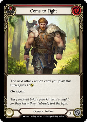 Come to Fight (Red) [ARC203] [Arcane Rising] 1st Edition Rainbow Foil