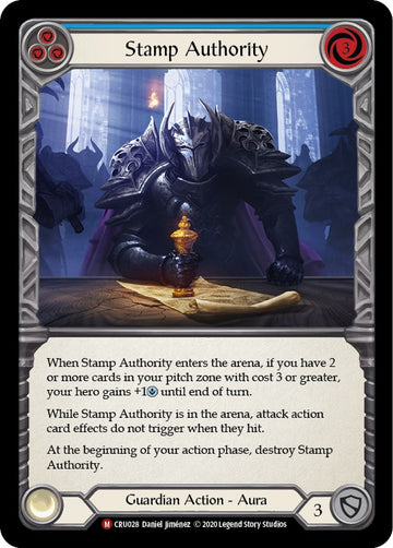 Stamp Authority [CRU028] [Crucible of War] Unlimited Edition Normal