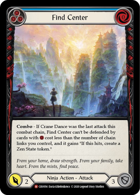 Find Center [CRU054] [Crucible of War] Unlimited Edition Rainbow Foil