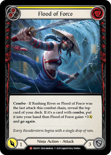 Flood of Force [CRU055] [Crucible of War] Unlimited Edition Normal