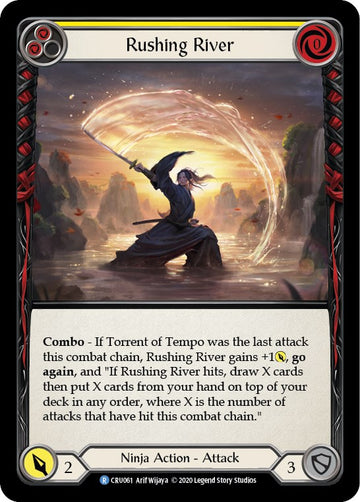 Rushing River (Yellow) [CRU061] [Crucible of War] 1st Edition Normal